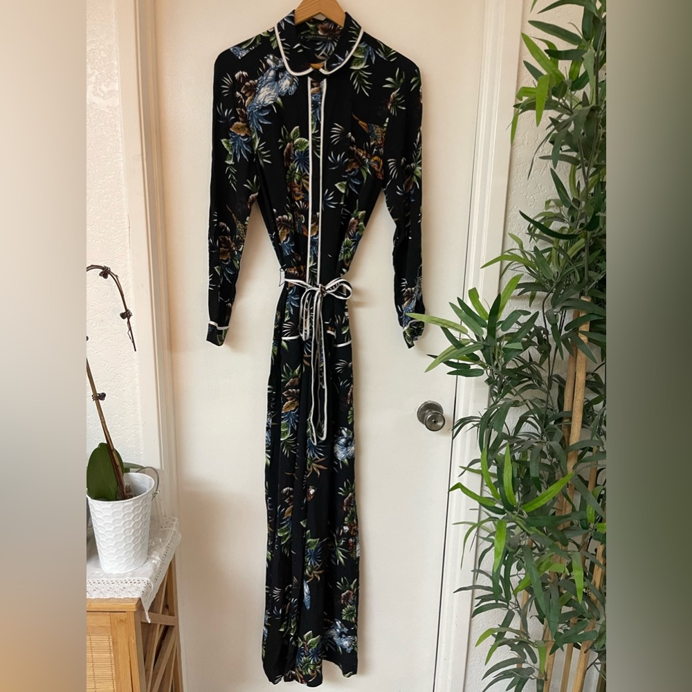 Zara Women Floral Jumpsuit
